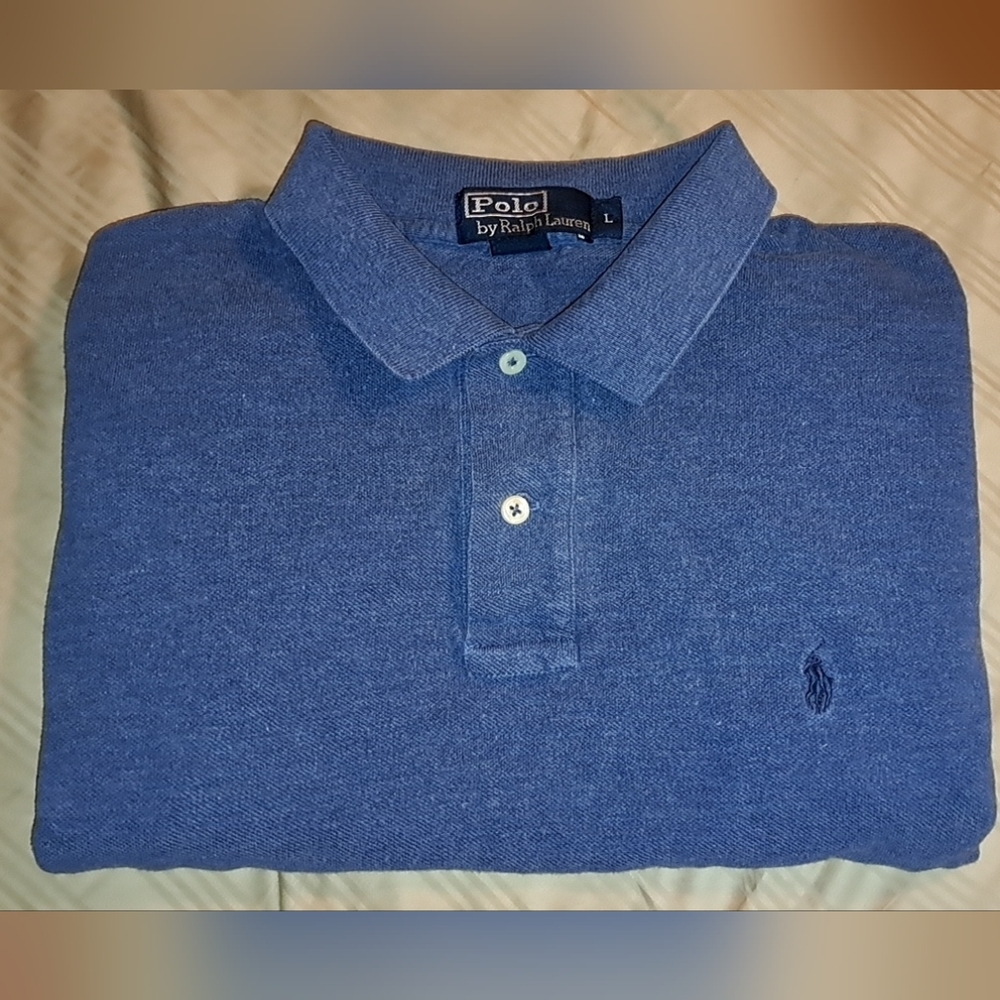 Polo ralph lauren navy blue polo size large